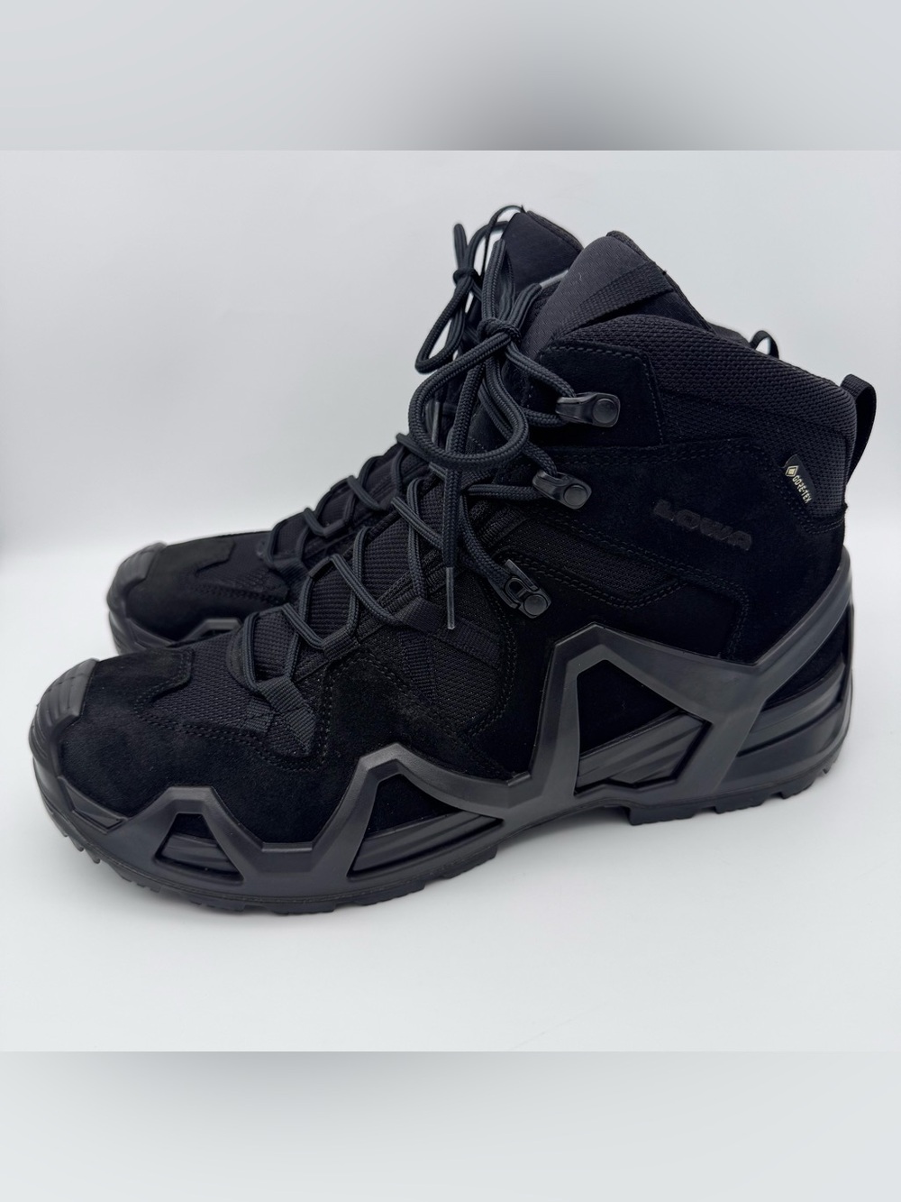 LOWA Zephyr MK2 GTX Mid Gore-Tex Tactical Boots Black Men Size 10.5